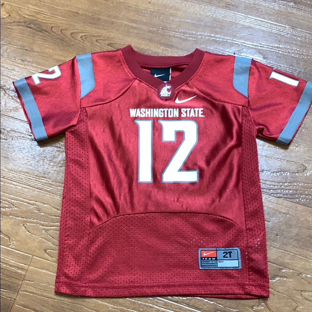 Nike Kids Washington State Red Football Jersey - Size 2T